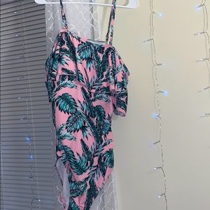 Swimsuit off shoulder